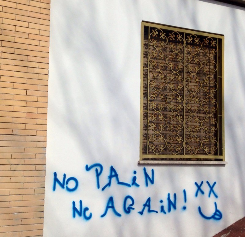 Spotted this graffiti the day after my internship ended. Kinda says it all.